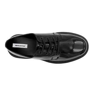 Foto 4 | Zapatos Oxfords RBCollection Charol Negros para Mujer