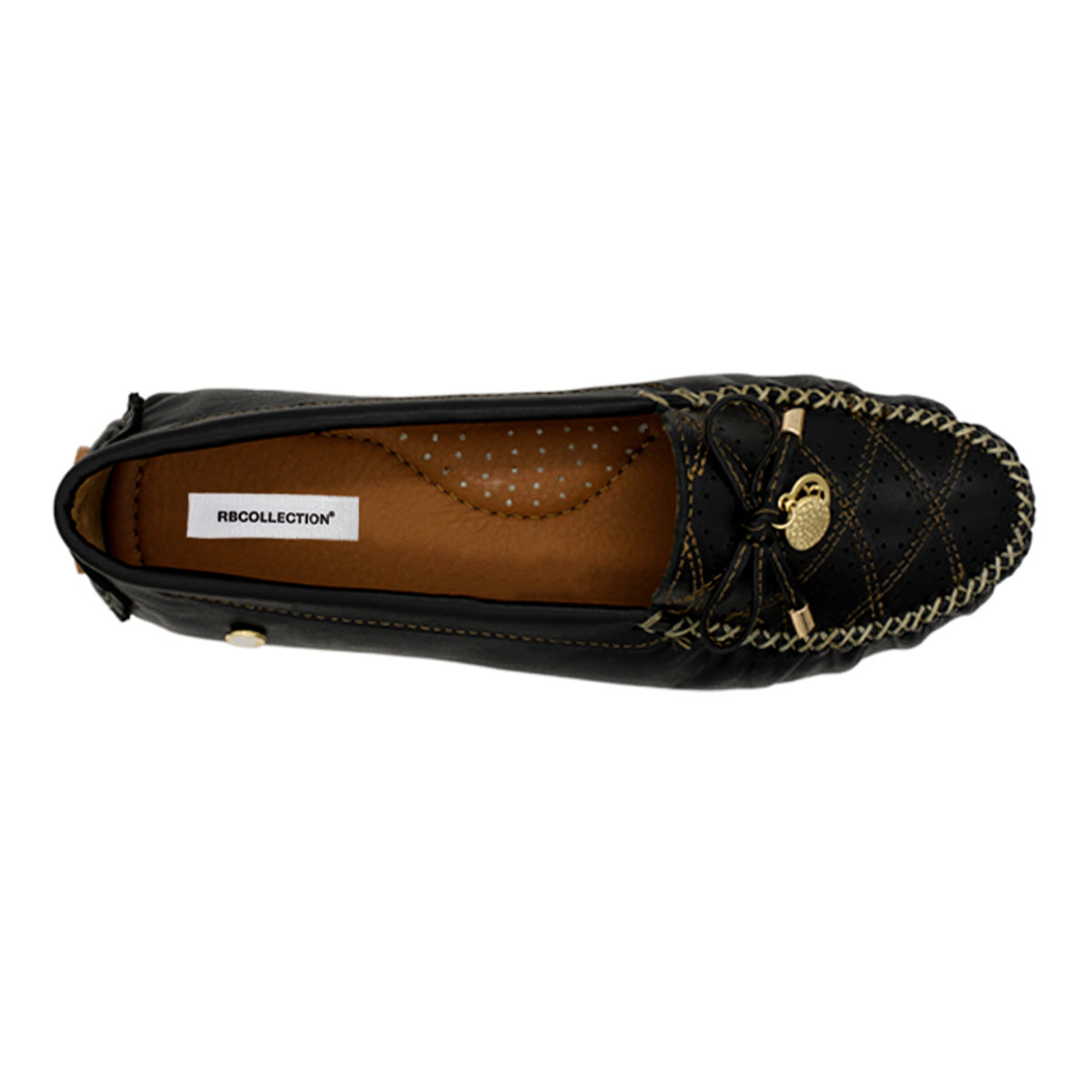 Foto 4 pulgar | Mocasines RBCollection Negros para Mujer