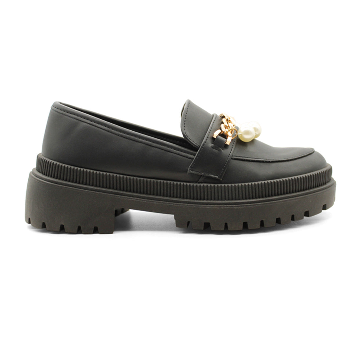 Foto 3 pulgar | Mocasines RBCollection Negro para Mujer