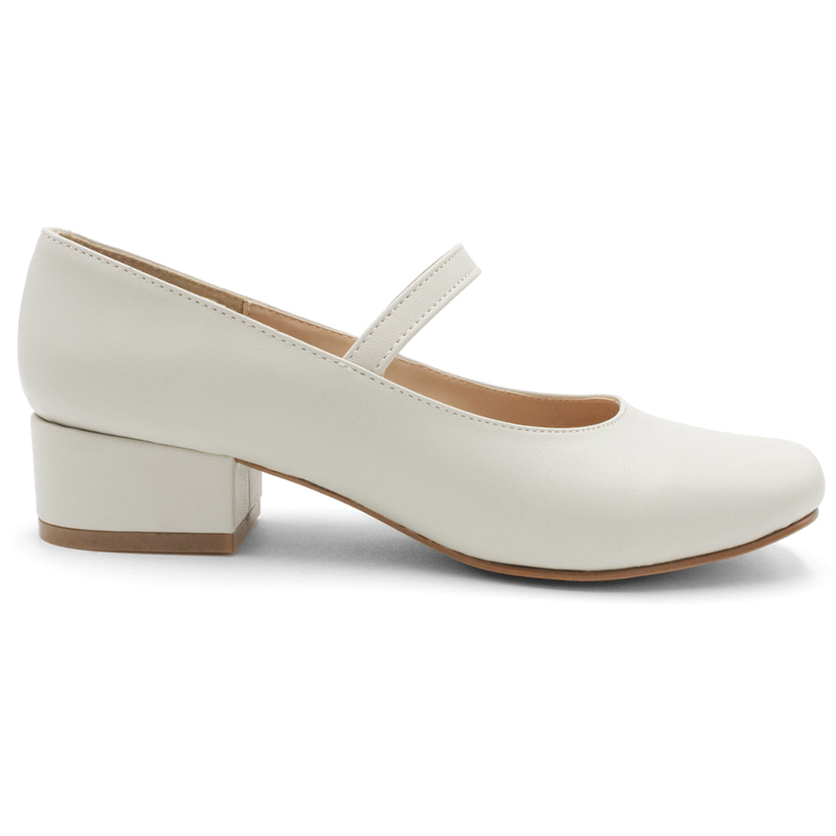 Foto 3 pulgar | Zapato Rbcollection Piel Sintética Beige para Mujer