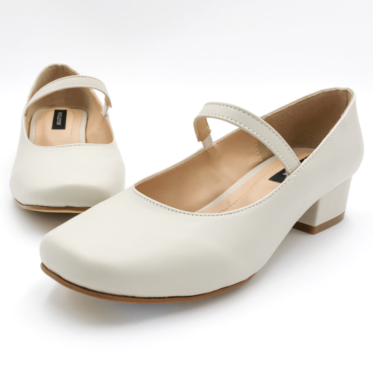 Foto 7 pulgar | Zapato Rbcollection Piel Sintética Beige para Mujer