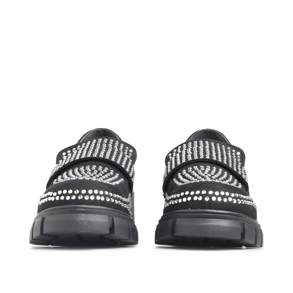 Foto 4 pulgar | Mocasin Mada Addison Negro Con Brillos Para Mujer Negro