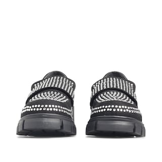 Foto 3 | Mocasin Mada Addison Negro Con Brillos Para Mujer Negro