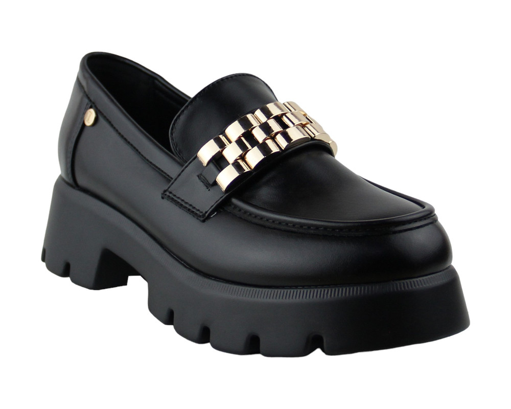 Foto 2 pulgar | Brogue Para Mujer Lob Footwear Pu Negro 92804551