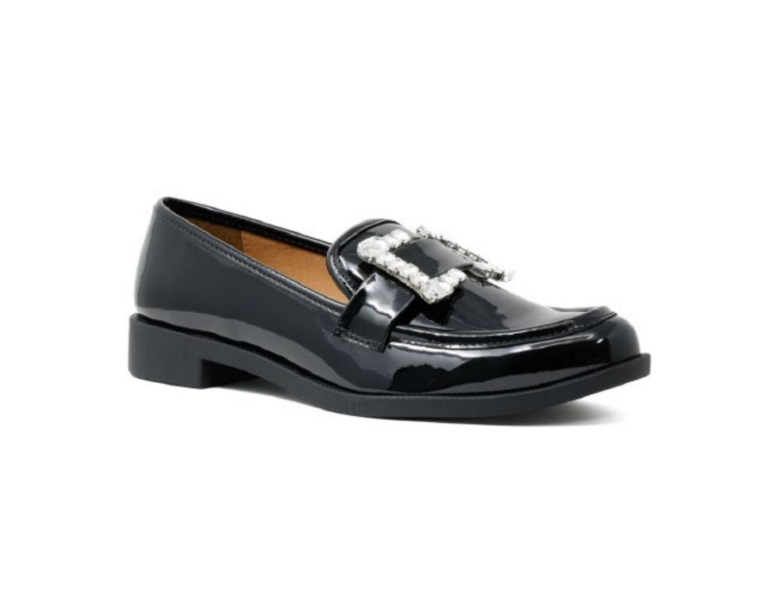 Zapatos Salamandra 86-3792 Charol Negro Casual Dama