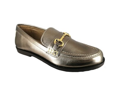 Foto 1 | Zapatos Hispana 016752 Napa Metalica Seda Casual Dama