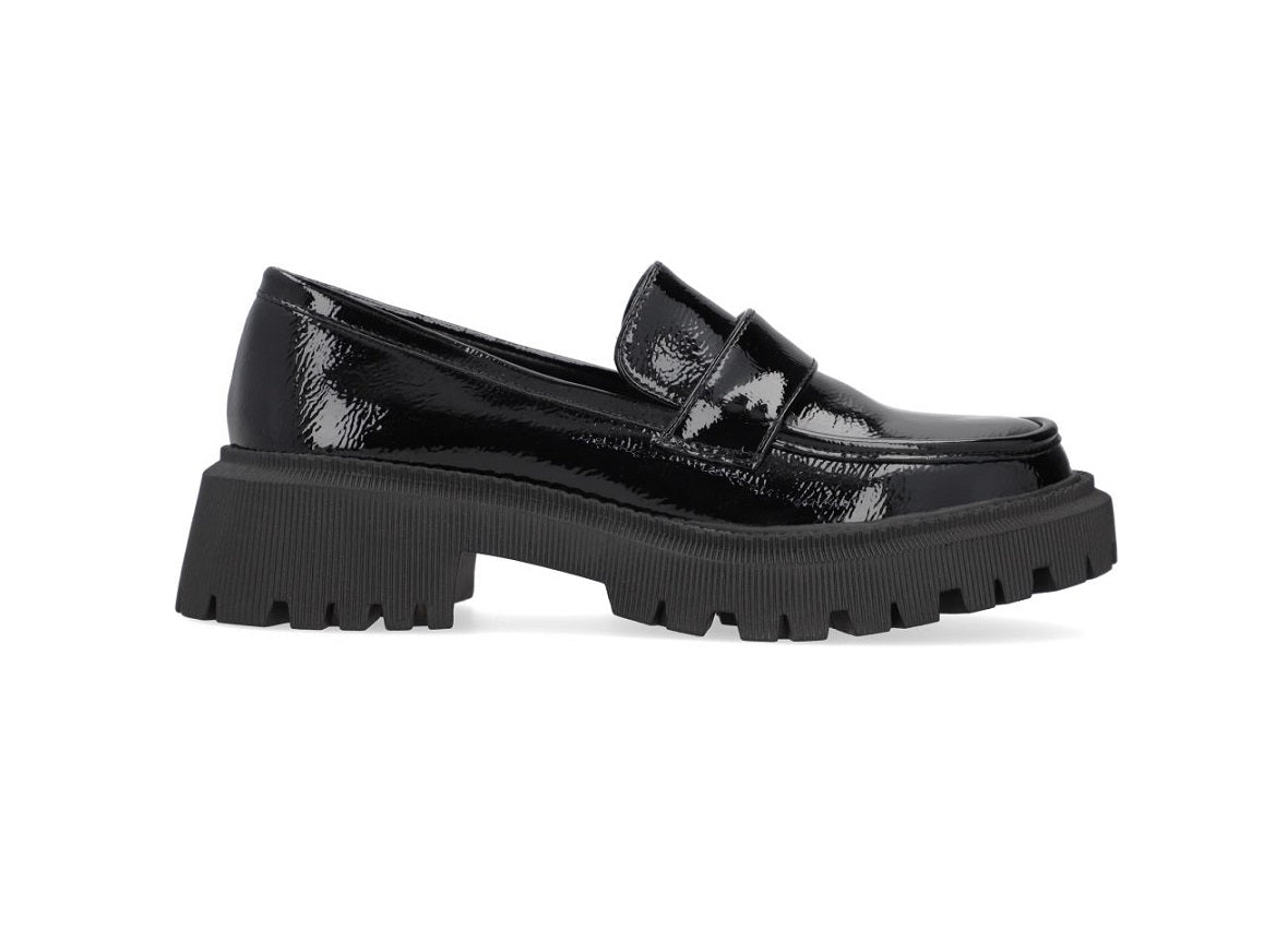 Zapatos Ozono 614101 Negro Charol Casual Dama