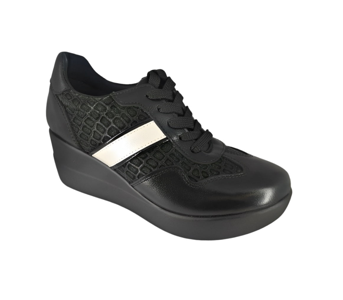 Zapatos Manet 282-05 Negro Casual Dama