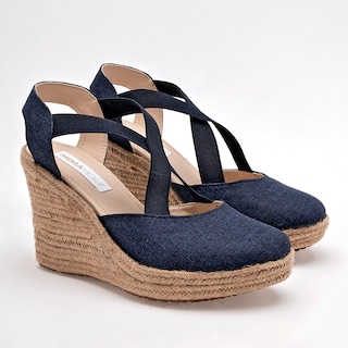 Foto 2 | Zapatos MoraMora Azul Marino para Mujer