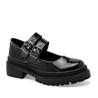 Foto 1 | Zapatos Niñas Fashion Negro Charol para Mujer