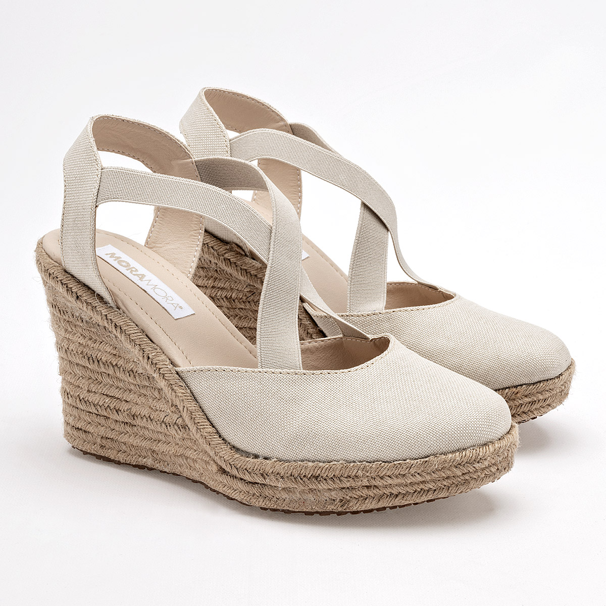 Foto 3 pulgar | Zapatos MoraMora Beige para Mujer