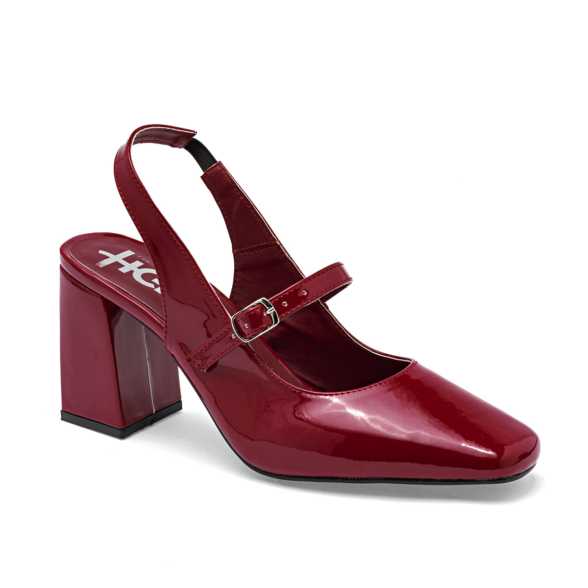 Foto 2 pulgar | Hg Zapatos Para Mujer Rojo