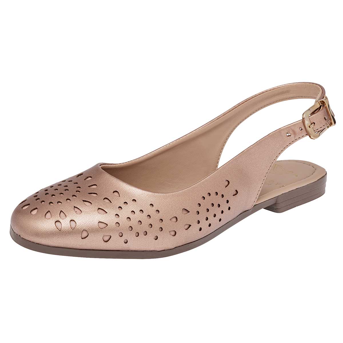 Foto 2 pulgar | Ivi Love Zapatos Para Mujer Dorado Rosa