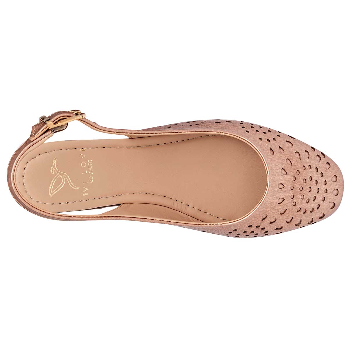 Foto 3 pulgar | Ivi Love Zapatos Para Mujer Dorado Rosa
