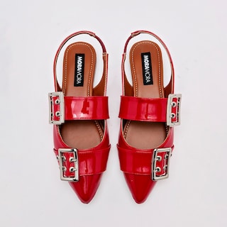 Foto 3 | Zapatos Moramora Rojo para Mujer
