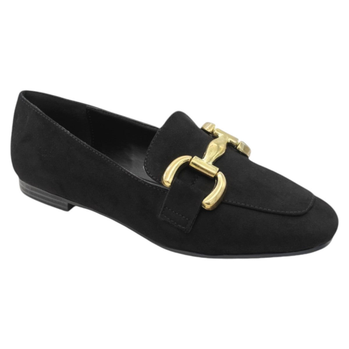 Foto 2 pulgar | Oxfords Rbcollection Exterior Gamuza Sintética Negro para Mujer