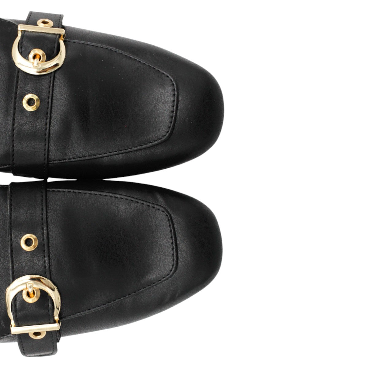 Foto 5 pulgar | Loafers Rbbasics Exterior Piel Vegana Negro para Mujer