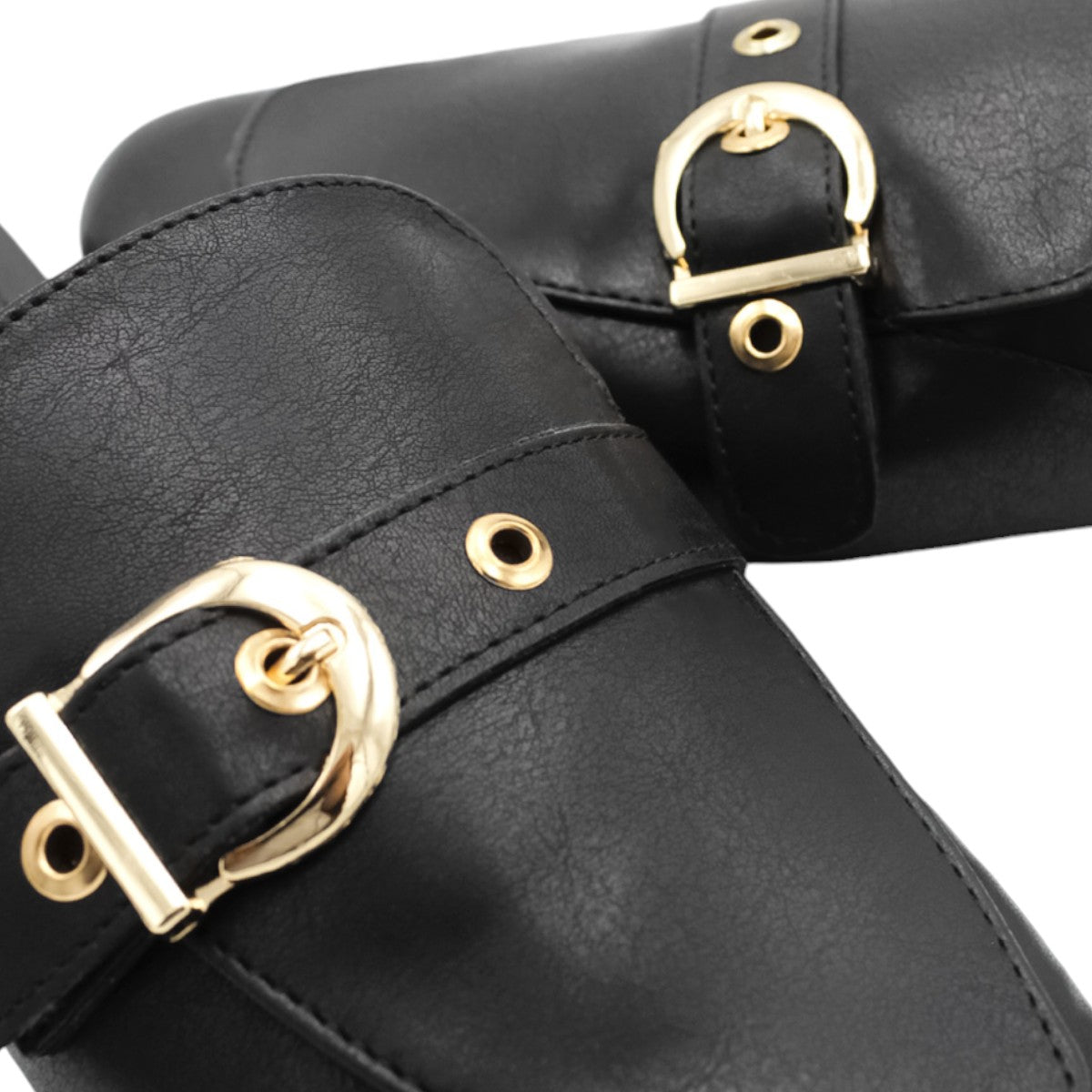 Foto 6 pulgar | Loafers Rbbasics Exterior Piel Vegana Negro para Mujer