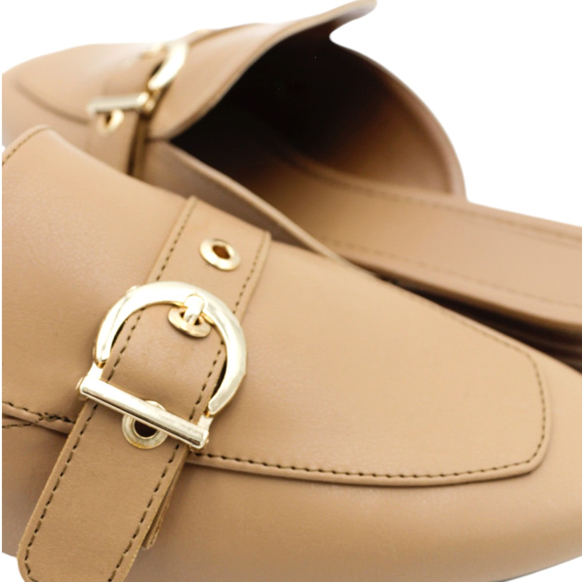 Foto 6 pulgar | Loafers Rbbasics Exterior Piel Vegana Café Para Mujer