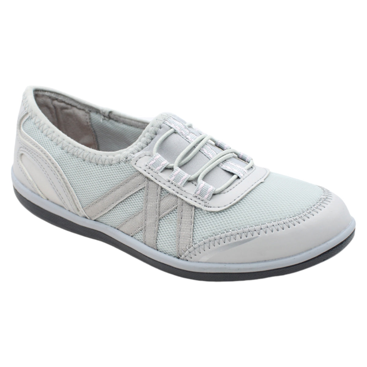 Foto 2 pulgar | Zapatos Confort Rbbasics Exterior Textil Color Gris Para Mujer