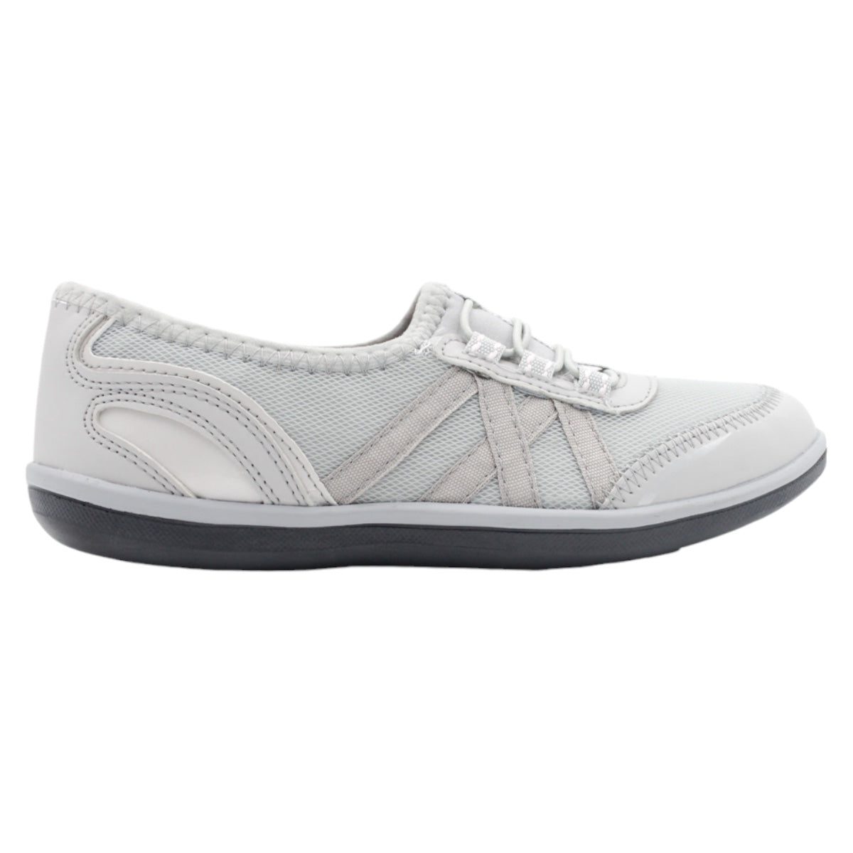 Foto 3 pulgar | Zapatos Confort Rbbasics Exterior Textil Color Gris Para Mujer