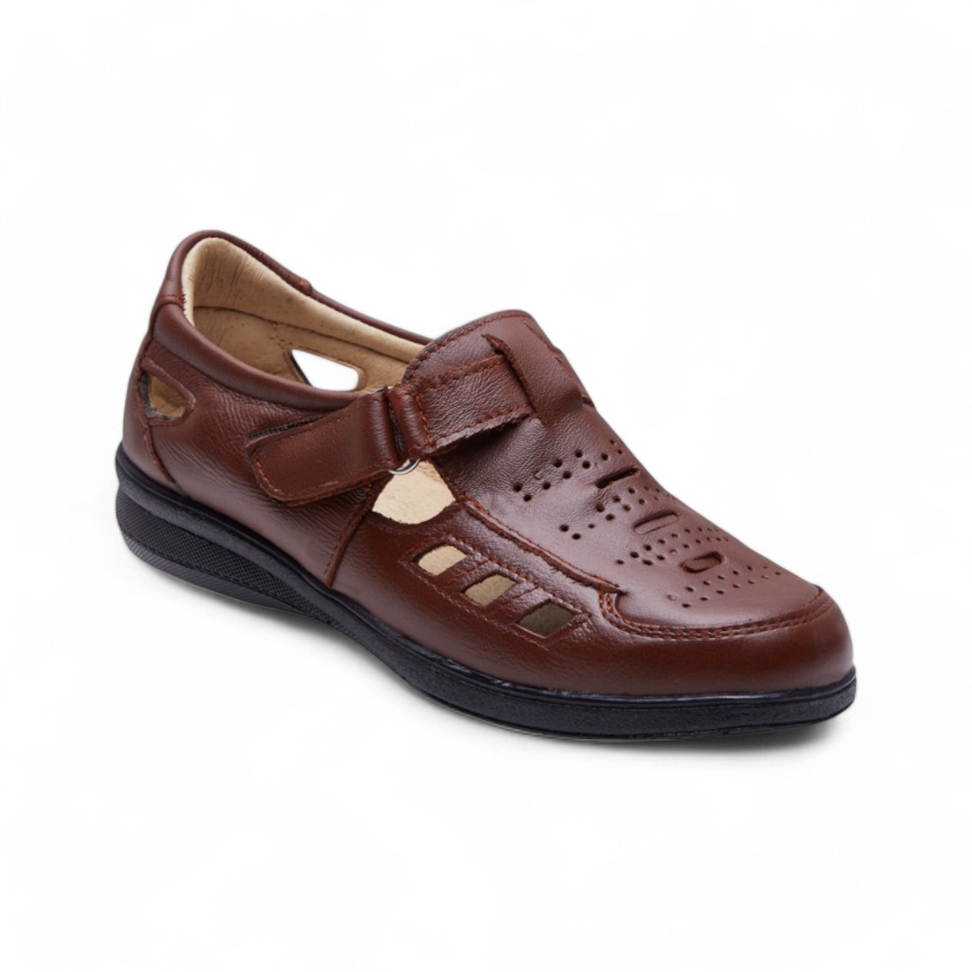 Zapato Calzado Watanabe Color Café  Confort Vintage