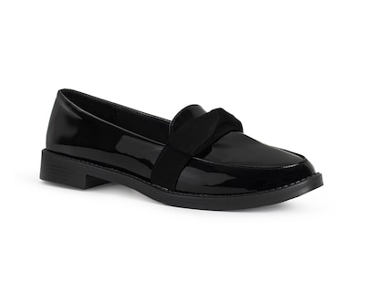 Foto 1 | Mocasín Color Negro Moño Material Charol