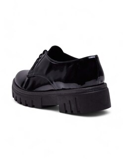 Foto 4 | Zapato Calzado Watanabe Color Negro Charol Agujetas