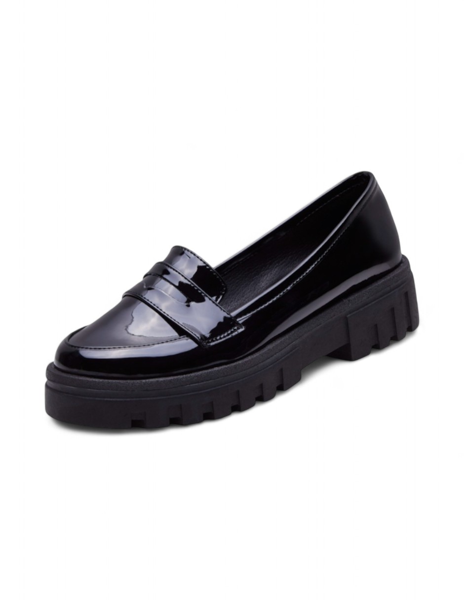 Foto 2 pulgar | Zapato Calzado Watanabe Color Negro Charol Formal