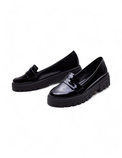 Foto 3 | Zapato Calzado Watanabe Color Negro Charol Formal