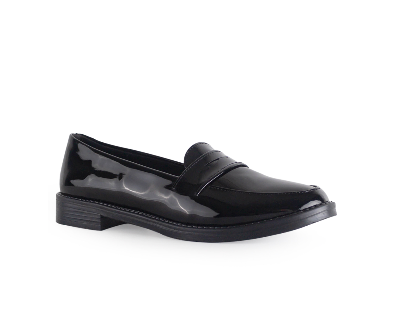 Foto 1 | Mocasin Color Negro Casual Material Charol