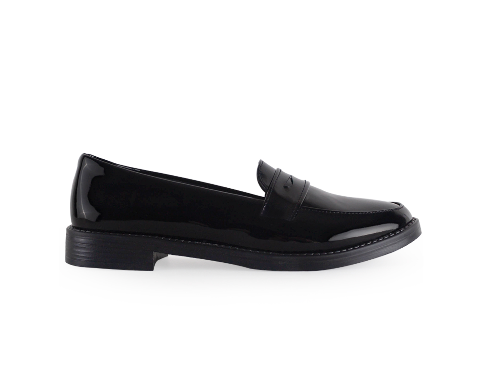 Foto 2 | Mocasin Color Negro Casual Material Charol