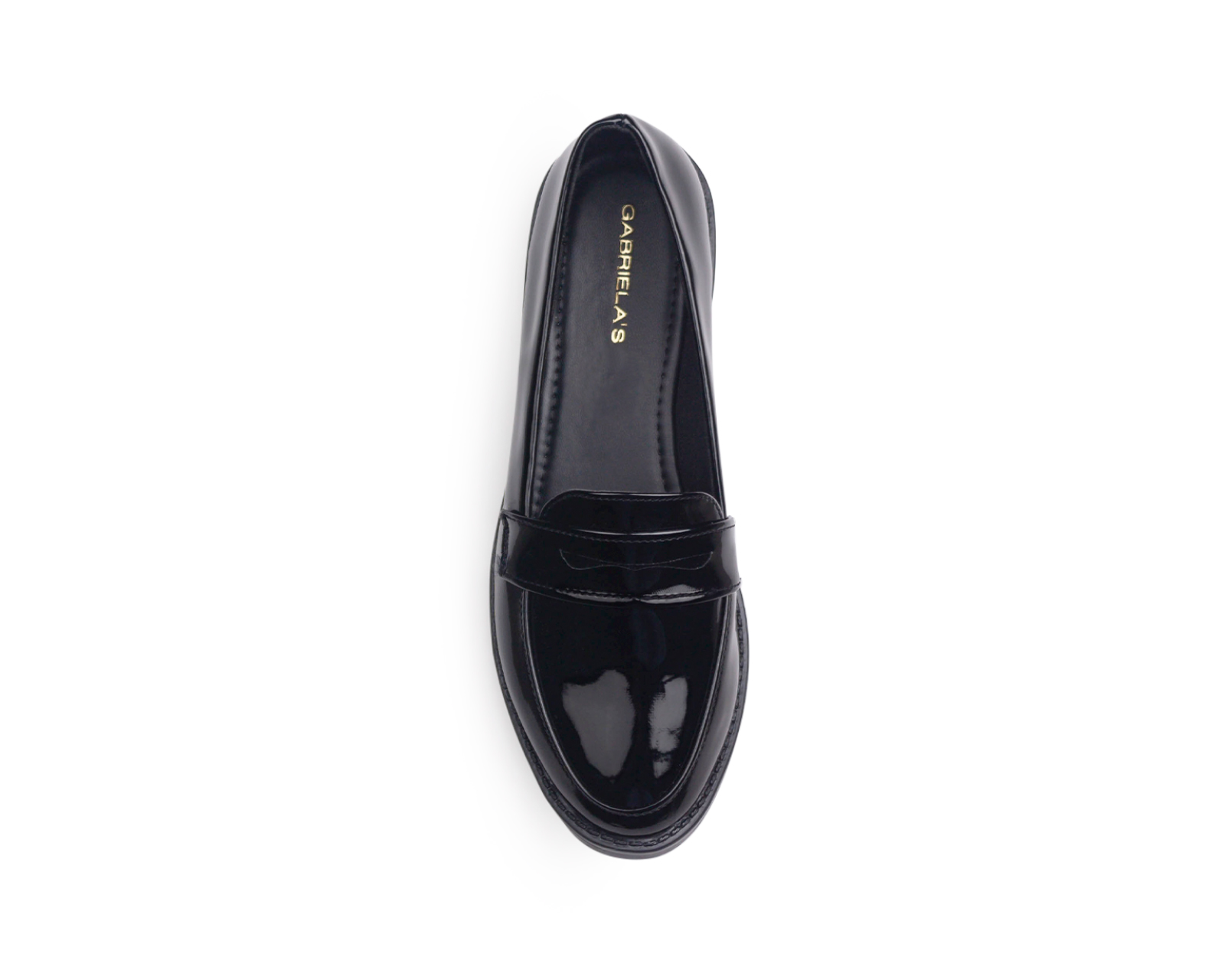 Foto 3 | Mocasin Color Negro Casual Material Charol
