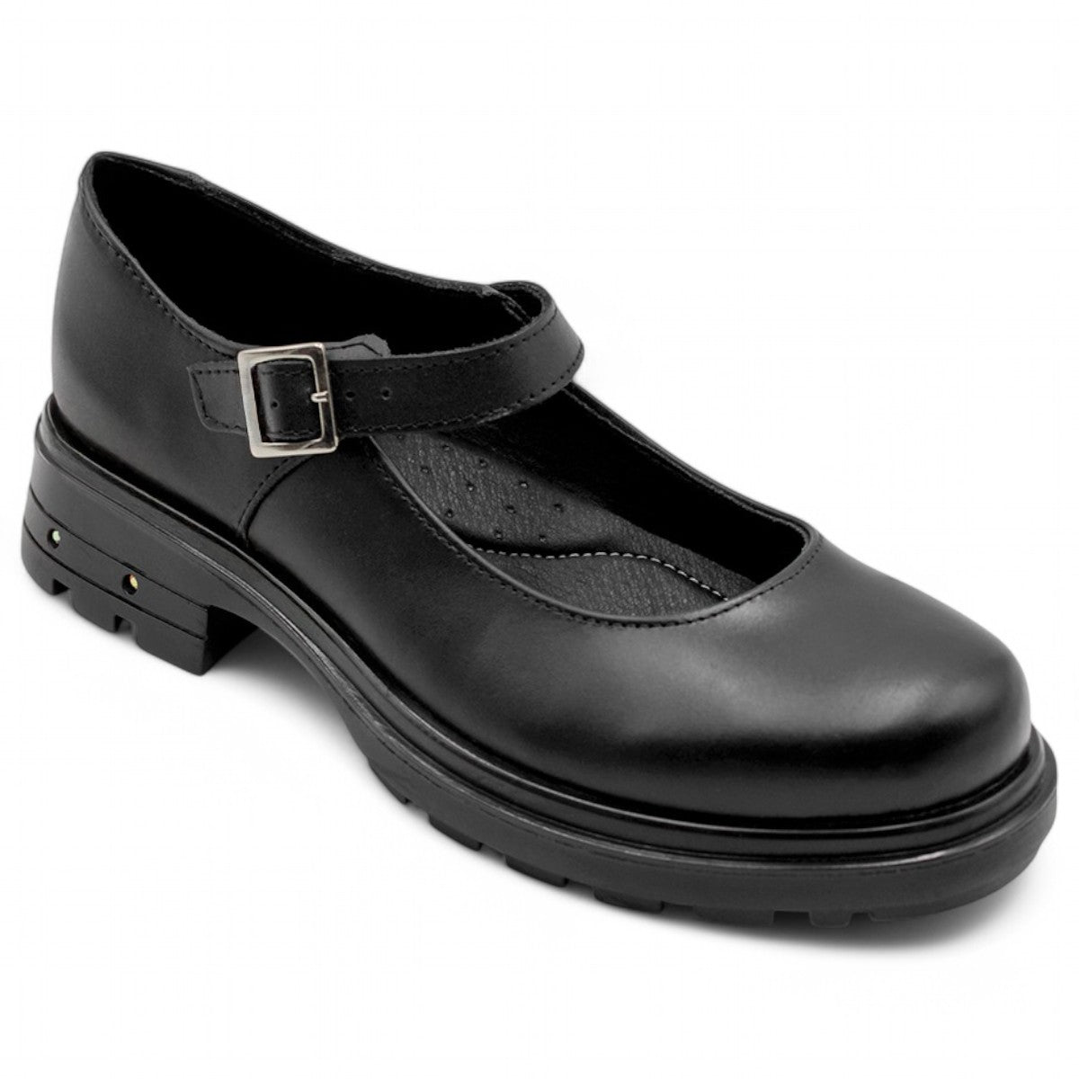 Foto 2 pulgar | Mary Jane Exterior Piel Color Negro Para Mujer De Rbcollection