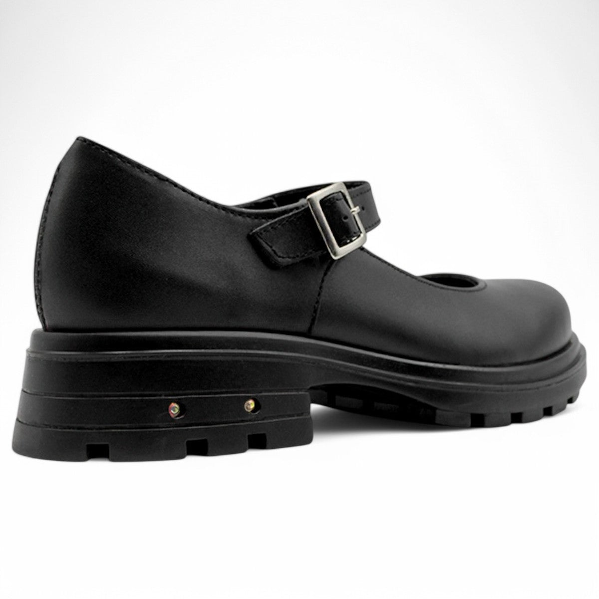 Foto 4 pulgar | Mary Jane Exterior Piel Color Negro Para Mujer De Rbcollection
