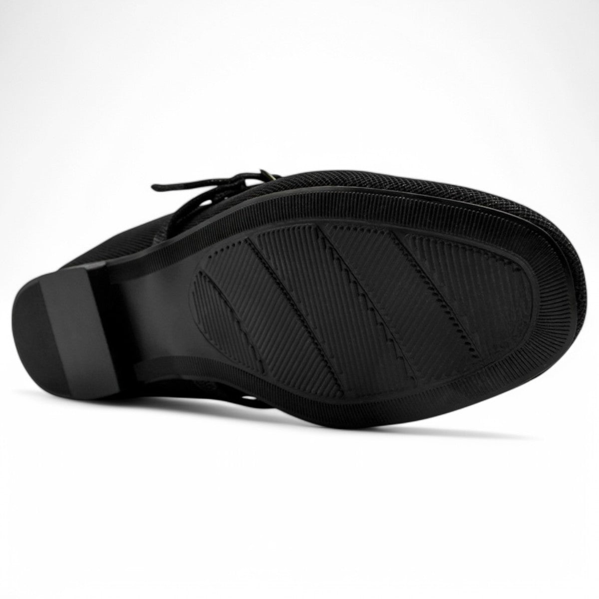 Foto 3 | Mary Jane Exterior Textil Color Negro Para Mujer De Rbcollection