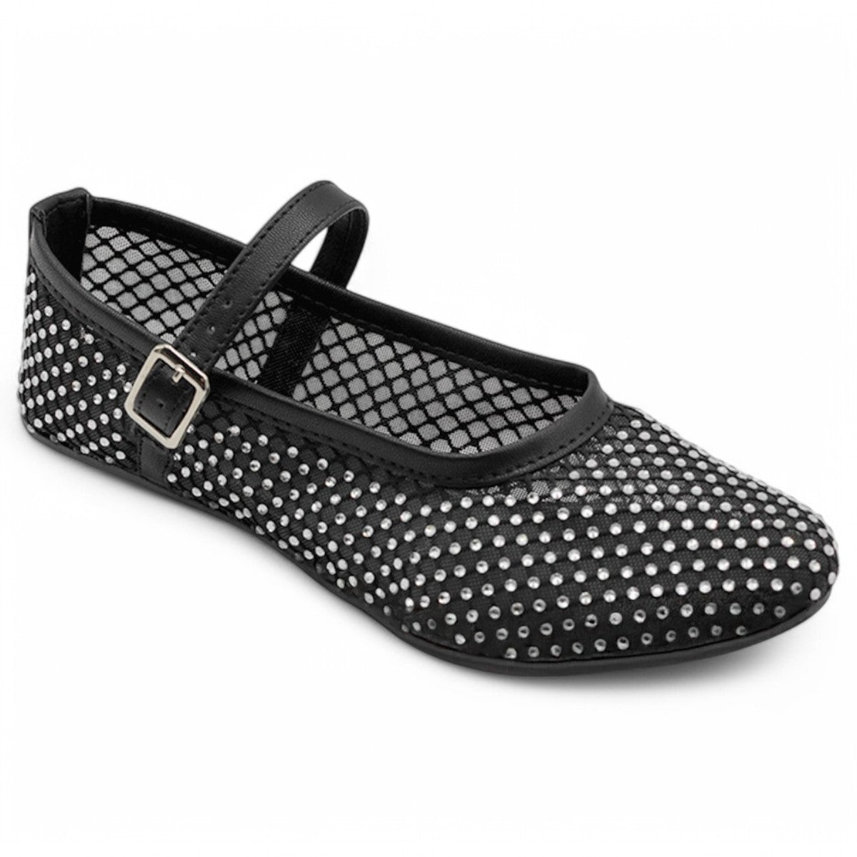 Mary Jane Exterior Textil Color Negro Para Mujer De Rbcollection