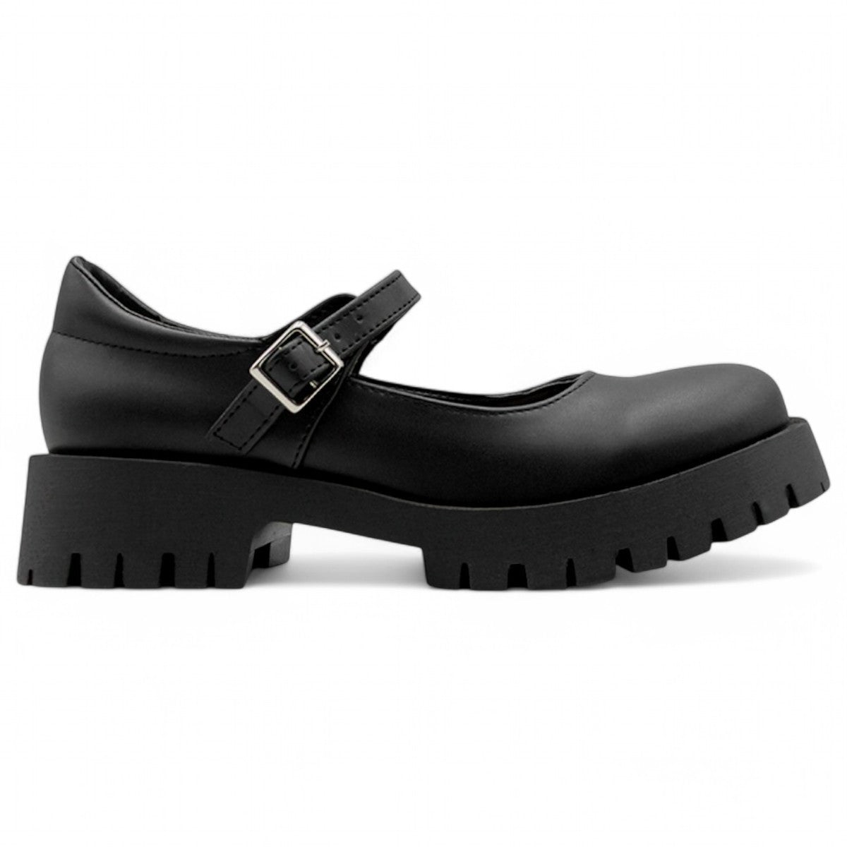Foto 3 pulgar | Mary Jane Exterior Piel Vegana Color Negro Para Mujer De Rbcollection