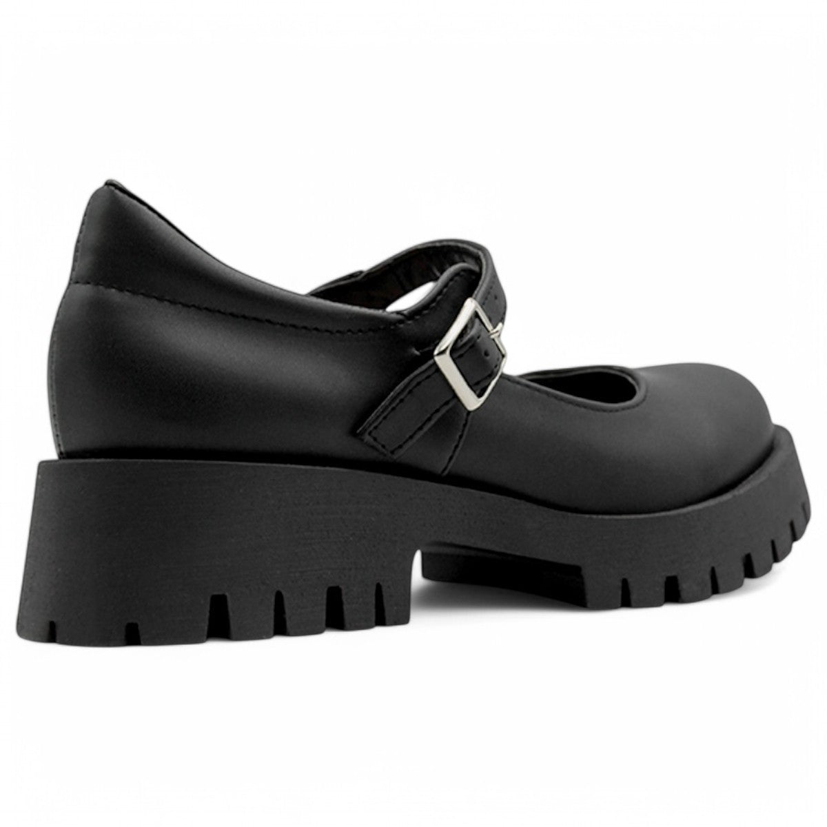 Foto 4 pulgar | Mary Jane Exterior Piel Vegana Color Negro Para Mujer De Rbcollection