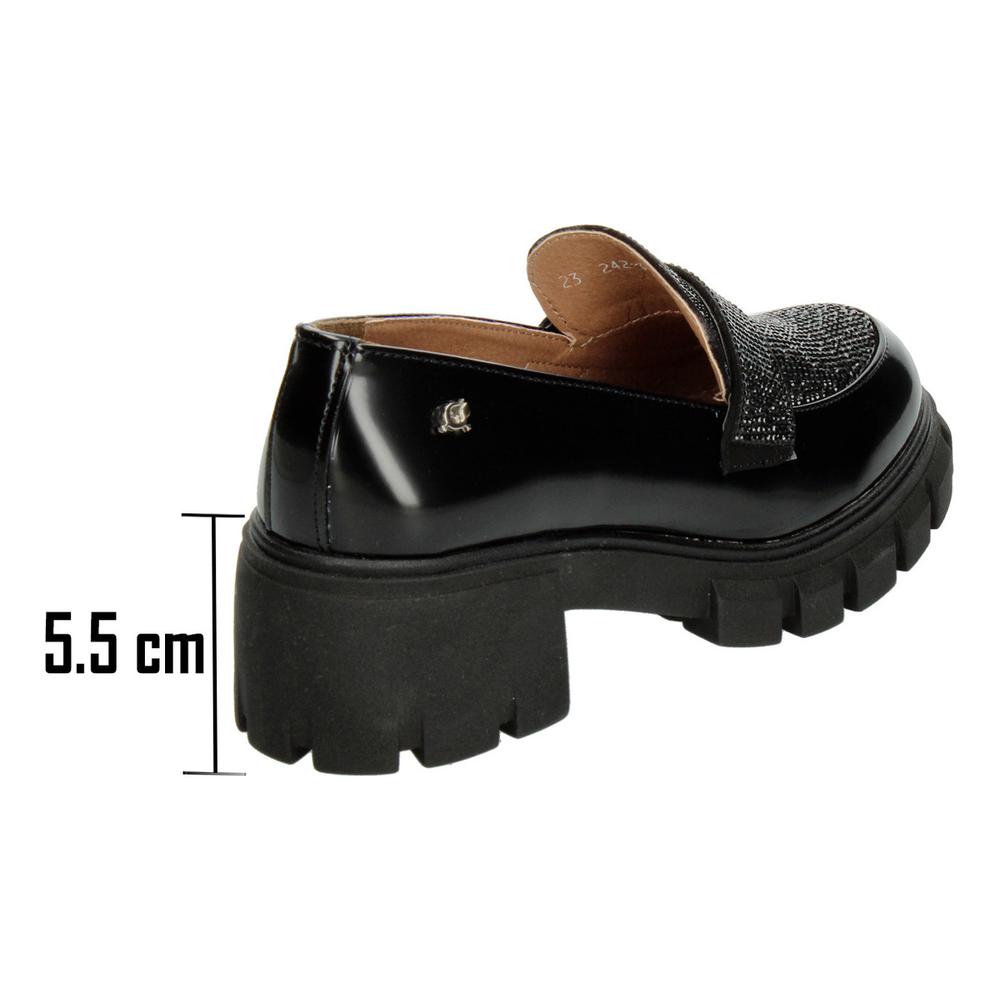 Foto 4 | Zapato Casual Salamandra Negro Para Mujer [sal67] Negro