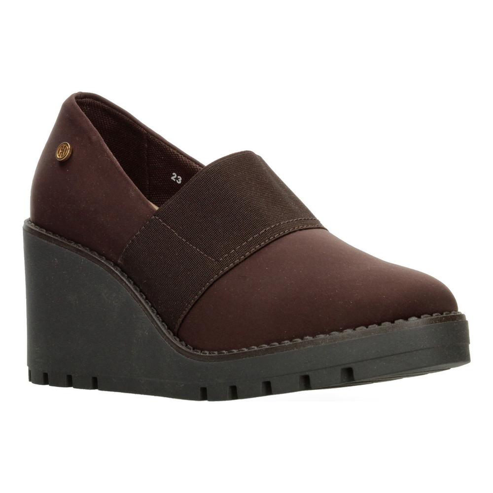 Foto 2 | Zapato Casual Hispana Cafe Para Mujer [his159] Cafe