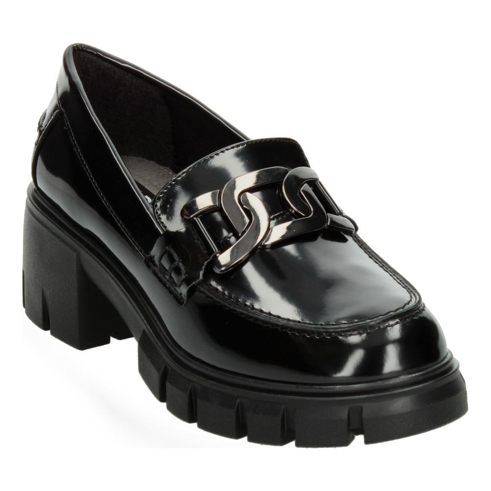 Foto 3 pulgar | Zapato Casual Tipo Mocasin Madison Negro Para Mujer [mad59] Negro