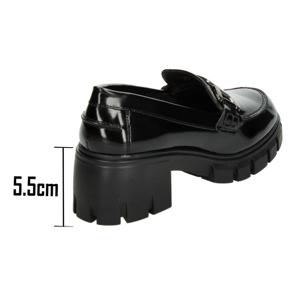 Foto 4 | Zapato Casual Tipo Mocasin Madison Negro Para Mujer [mad59] Negro