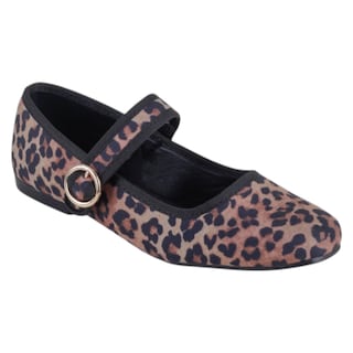 Foto 1 | Mary Jane Exterior Gamuza Color Café Para Mujer De Rbcollection