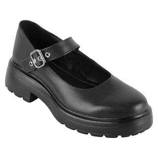 Foto 1 | Mary Jane Exterior Piel Vegana Color Negro Para Mujer De Rbcollection