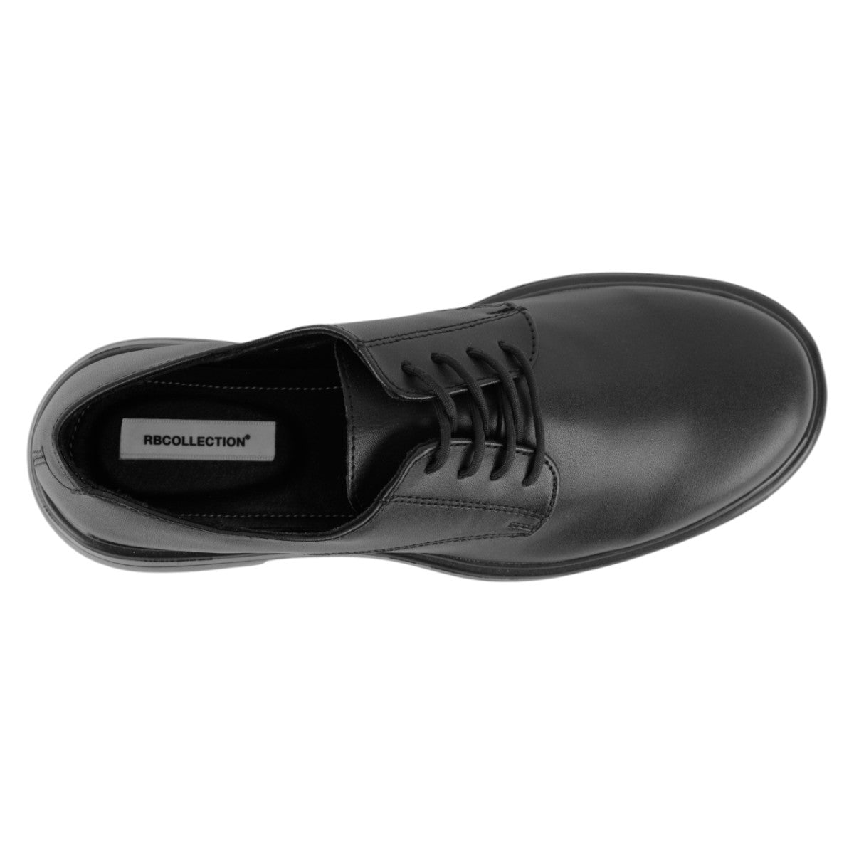 Foto 4 pulgar | Oxfords Exterior Piel Vegana Color Negro Para Mujer De Rbcollection