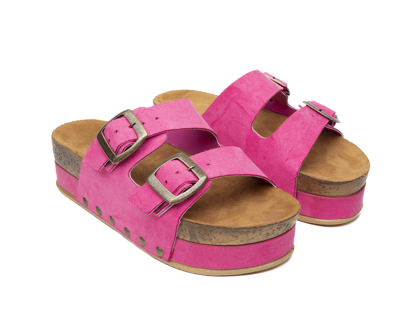 Foto 1 | Huarache de Plataforma Zenda Shoes color Rosa