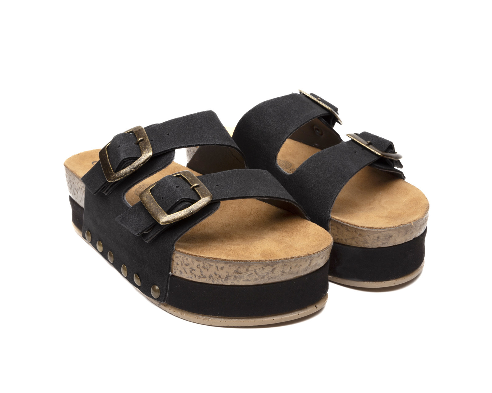 Foto 2 pulgar | Huarache de Plataforma Zenda Shoes color Negro