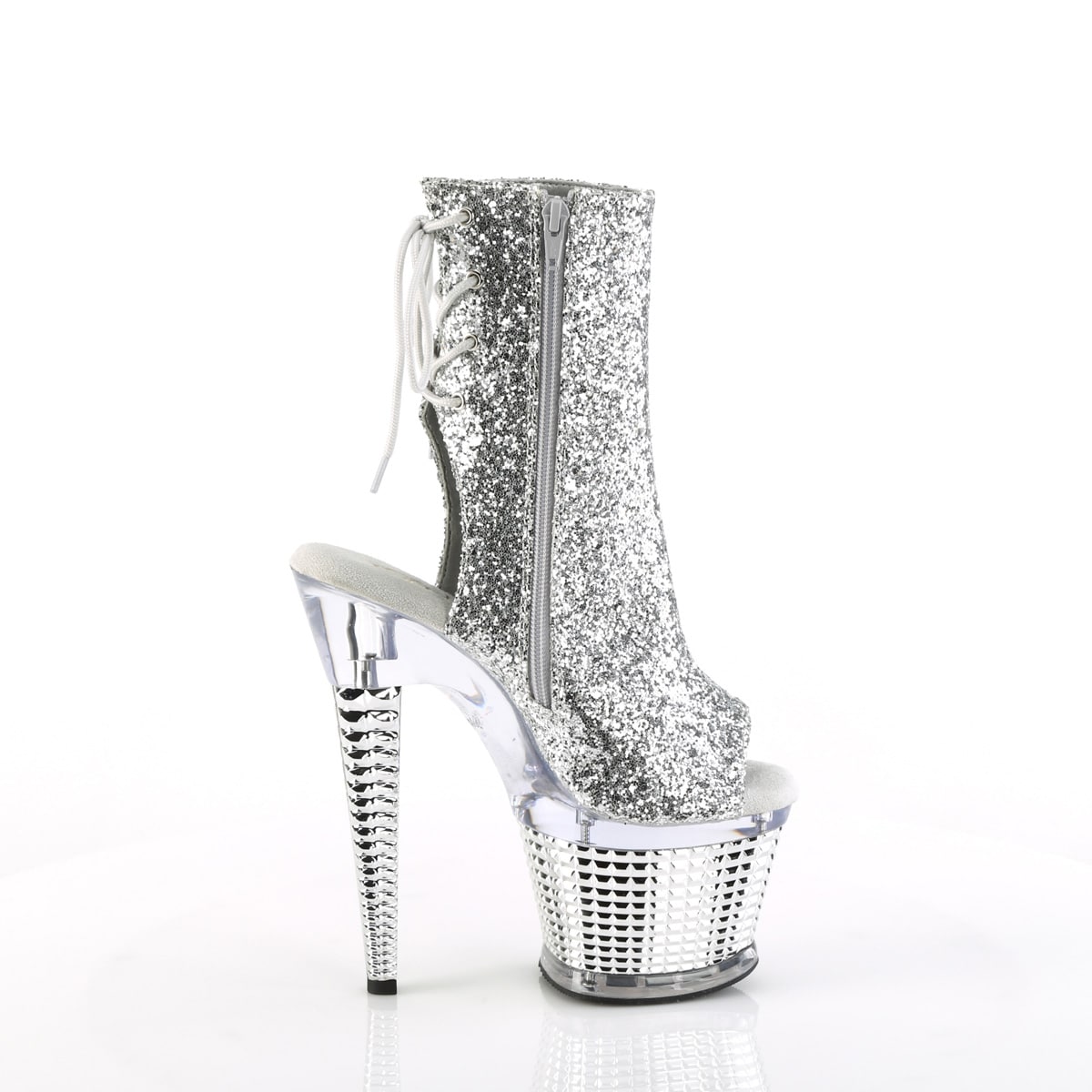 Botas Pleaser Spectator-1018g color Plata para Mujer $1,800