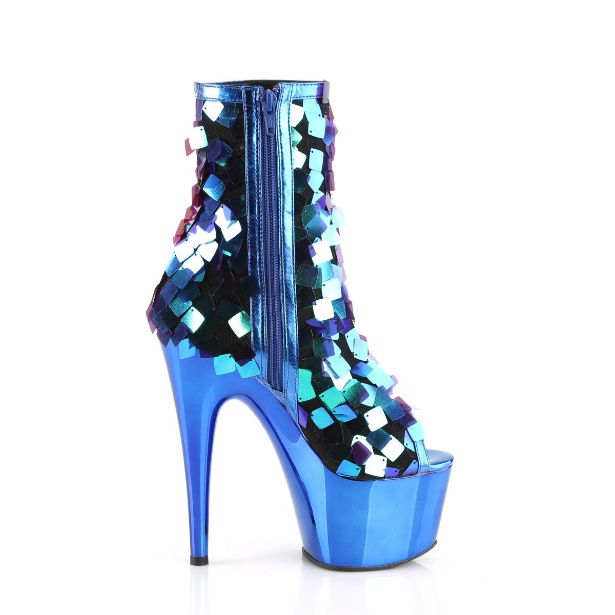 Foto 1 | Botas Pleaser Adore-1031ssq Gn-blu/ch color Azul para Mujer